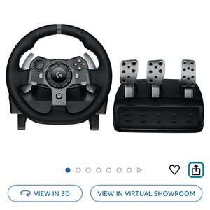 Logitech Black Racing Wheel and Pedals Set